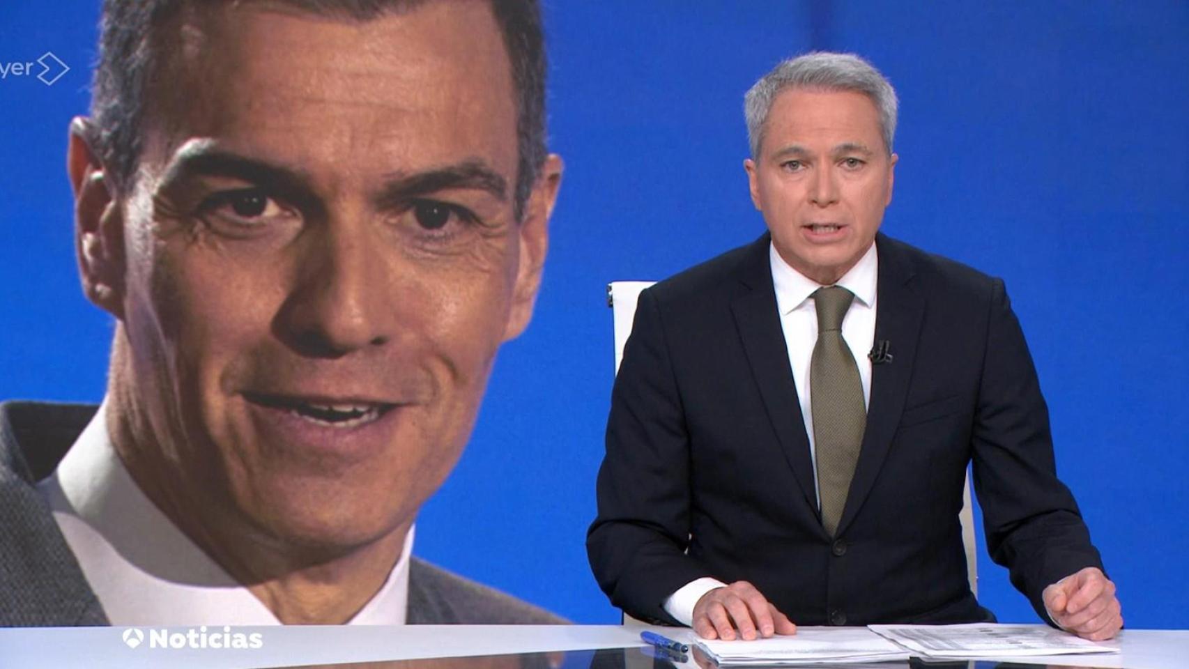 Vicente Vallés apunta a Pedro Sánchez: "No controla la agenda política y trata de recuperarla con Eurovisión"