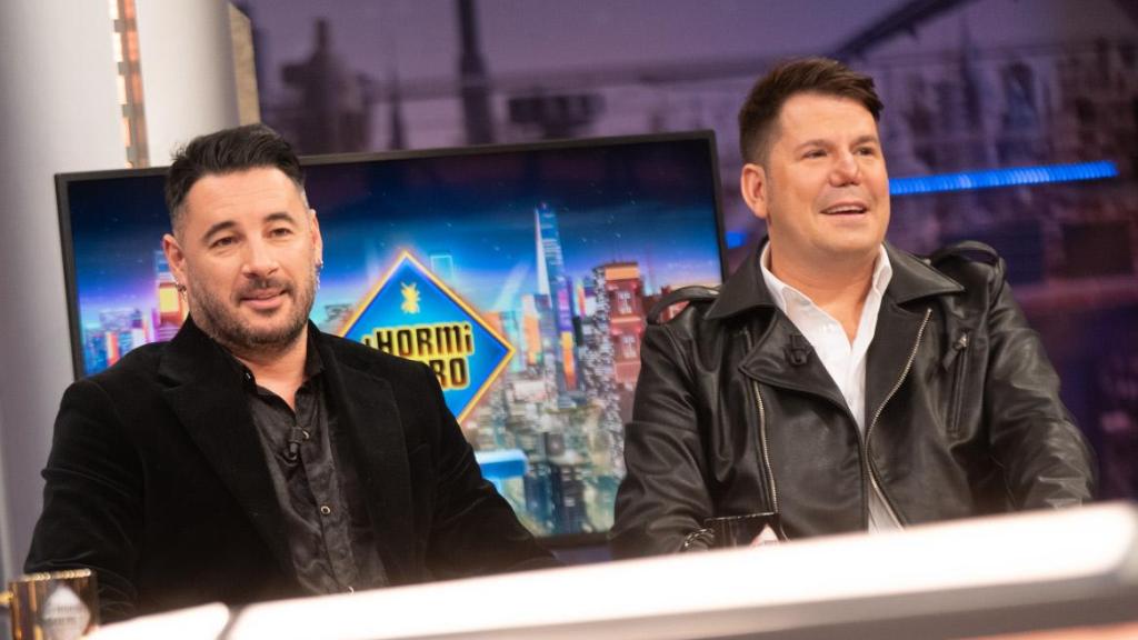Andy y Lucas, en el set de 'El Hormiguero', durante su última visita.