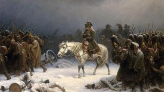 Adolph Northen: 'Retirada de Napoleón de Moscú', 1851.