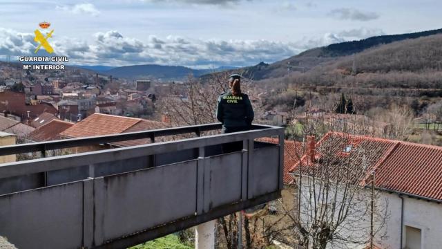 La Guardia Civil en la localidad palentina de Barruelo de Santullán