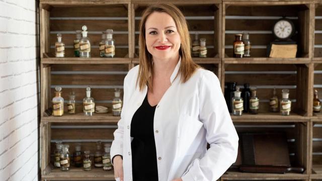 La farmacéutica Estíbaliz Lancha.