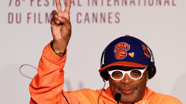Spike Lee en la rueda de prensa del Festival de Cannes. Foto: EFE/EPA/CLEMENS BILAN / POOL