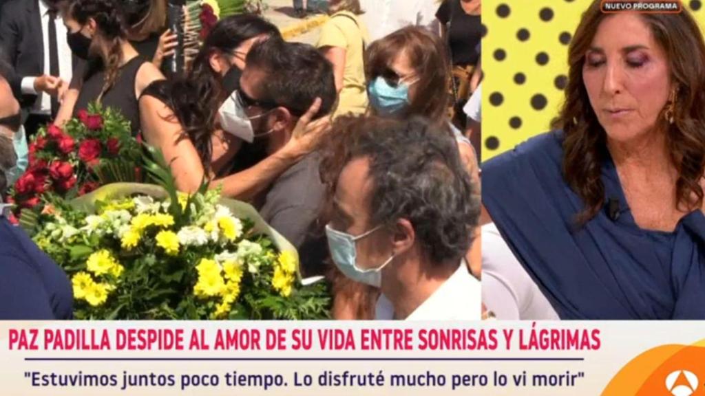 Paz Padilla durante el programa de hoy.