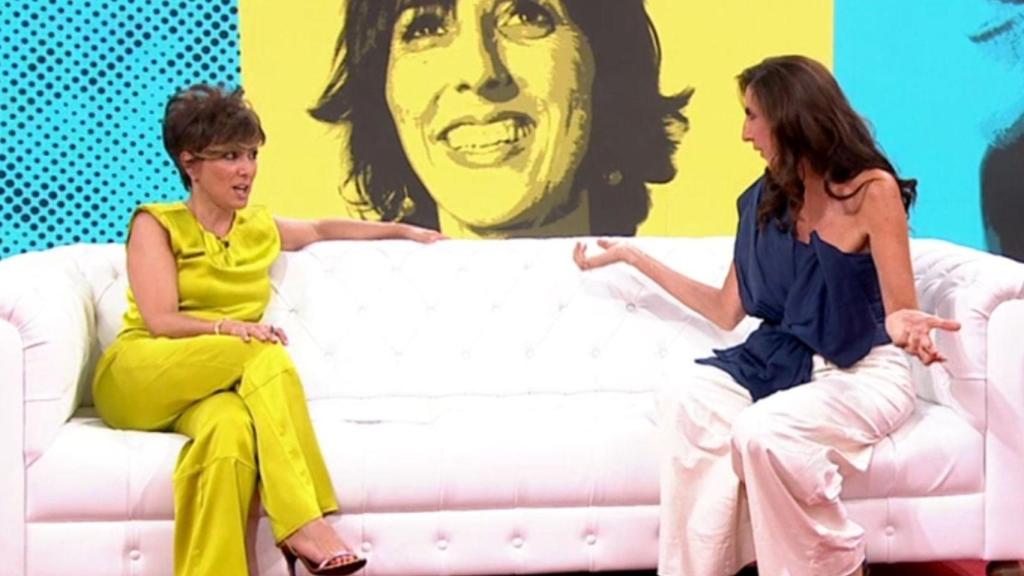 Paz Padilla junto a Sonsoles Ónega.