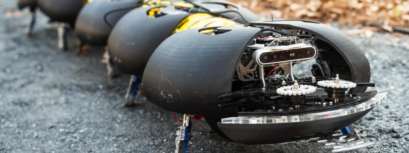 El robot ciempiés de GCR.