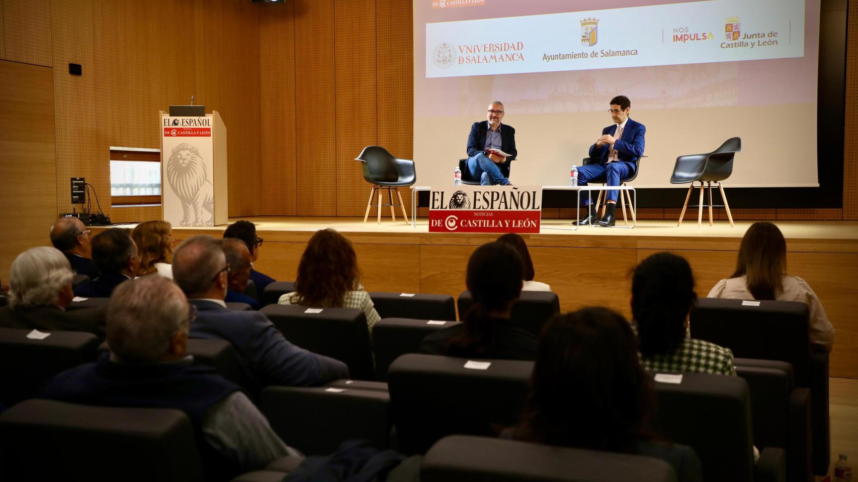 Público asistente al Foro ‘Salamanca, ciudad del Español’