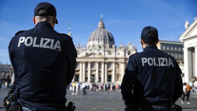 Imagen de archivo de agentes de la policía italiana.
