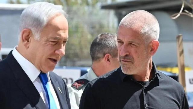 Benjamin Netanyahu y el jefe del servicio de inteligencia nacional Shin Bet, Ronen Bar, en una imagen de archivo.
