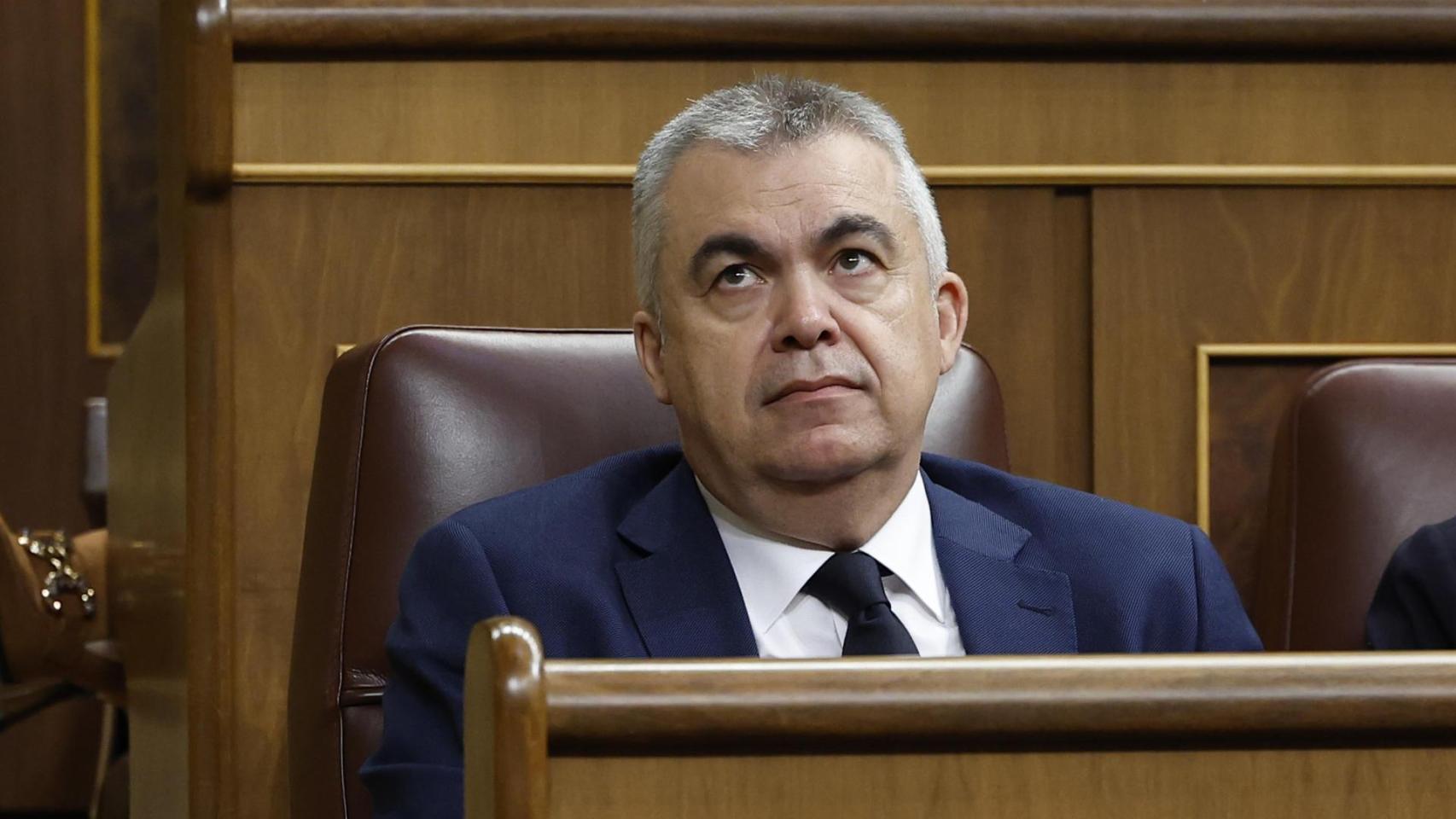 Santos Cerdán registró hace 12 días su primera pregunta en el Congreso sobre Navarra cuando se sintió señalado por la la UCO