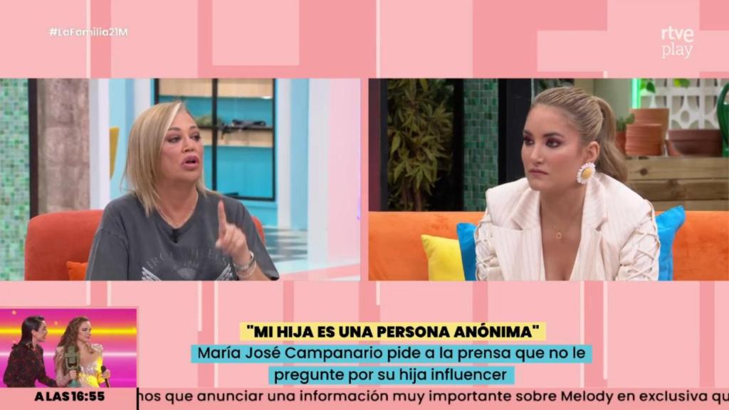 Belén Esteban en 'La familia de la tele'.