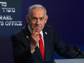El primer ministro israelí, Benjamin Netanyahu, habla durante una conferencia de prensa en Jerusalén, el 21 de mayo de 2025