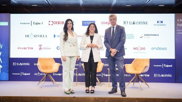 Rocío Morera Maldonado, Inma León y Rafael Miranda Ferrer.