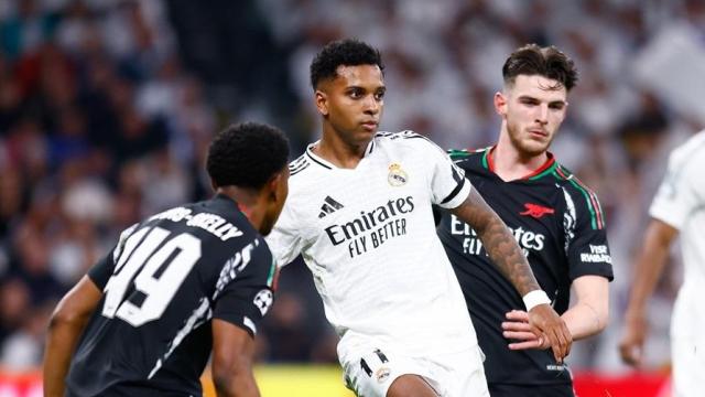 Rodrygo, en la eliminatoria contra el Arsenal de Champions League