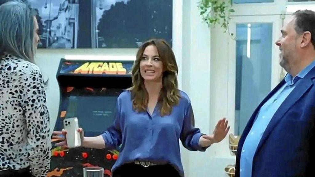 Mamen Mendizábal cuando presentaba 'Encuentros inesperados'.
