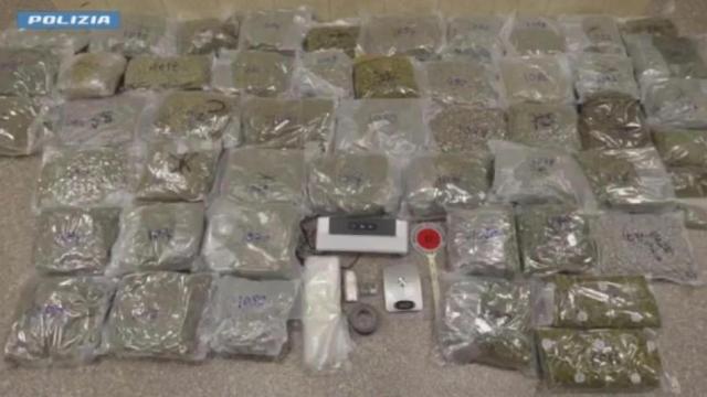 Droga incautada en la operación Mc Drive.