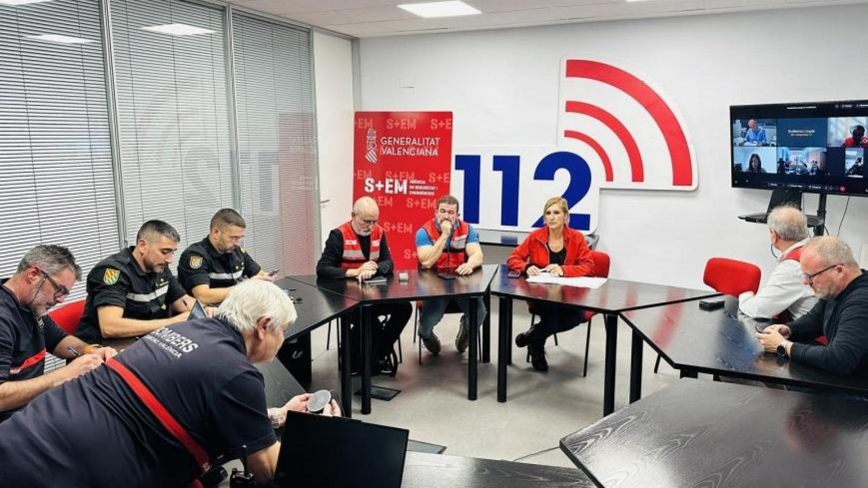 Reunión del Cecopi el 29 de octubre.