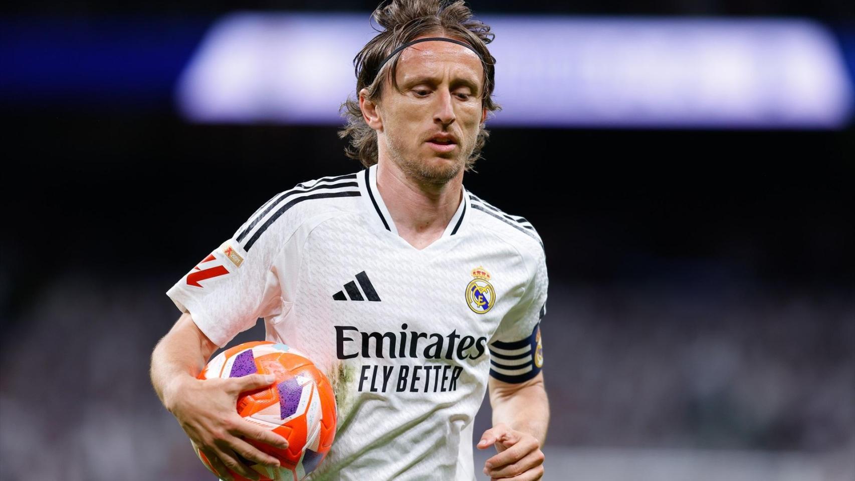 Modric, con el Real Madrid