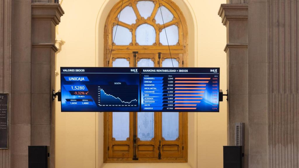 La Bolsa de Madrid.