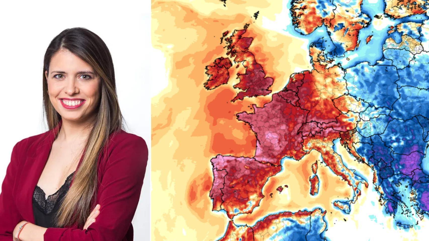 La meteoróloga Mar Gómez alerta a España del inminente calor extremo en estas zonas:  Habrá 12 ºC más de lo normal 