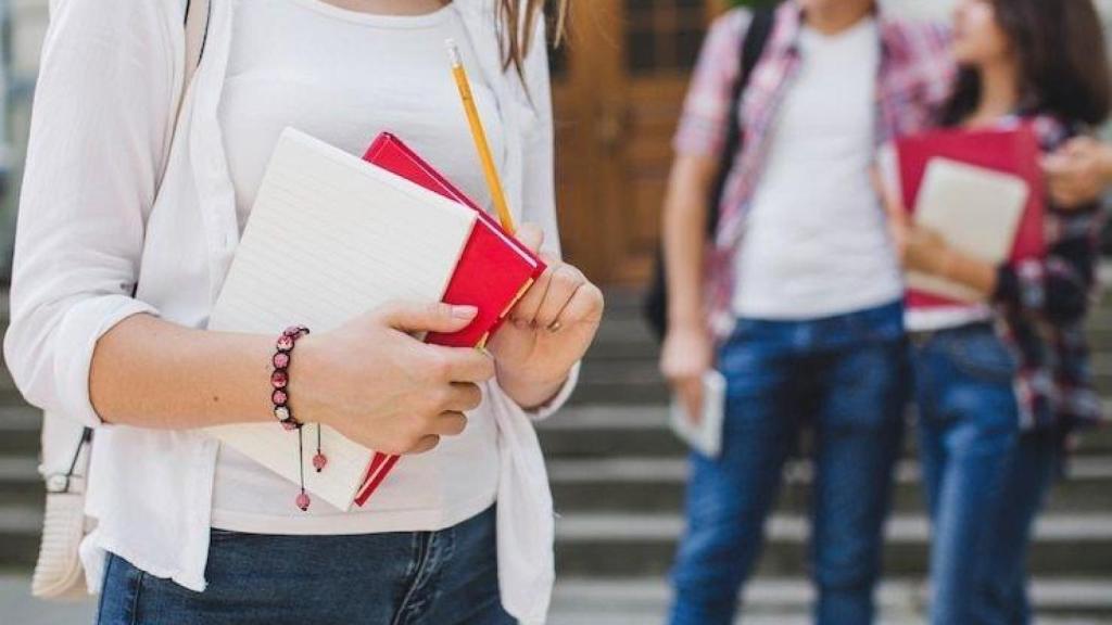 Una estudiante.