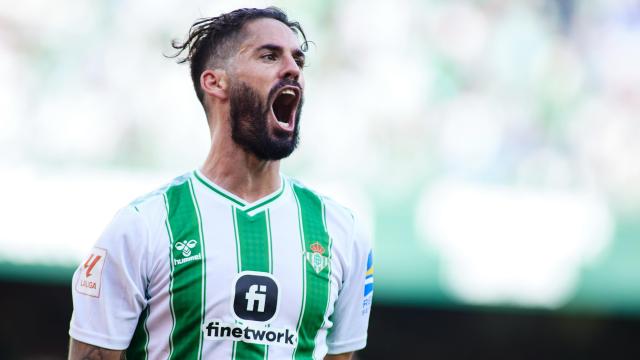 Isco Alarcón, celebra un gol con el Real Betis