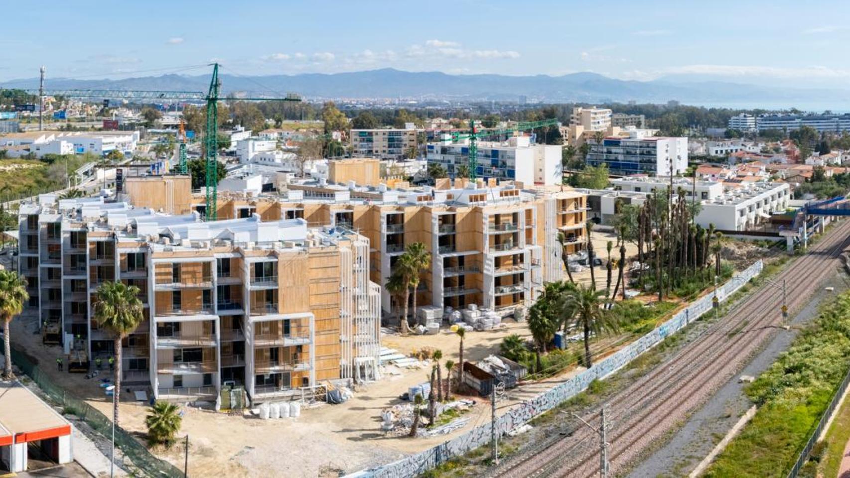 Oceanika, el mayor coliving de la Costa del Sol, renace sobre el esqueleto de Los Álamos: se estrenará en noviembre