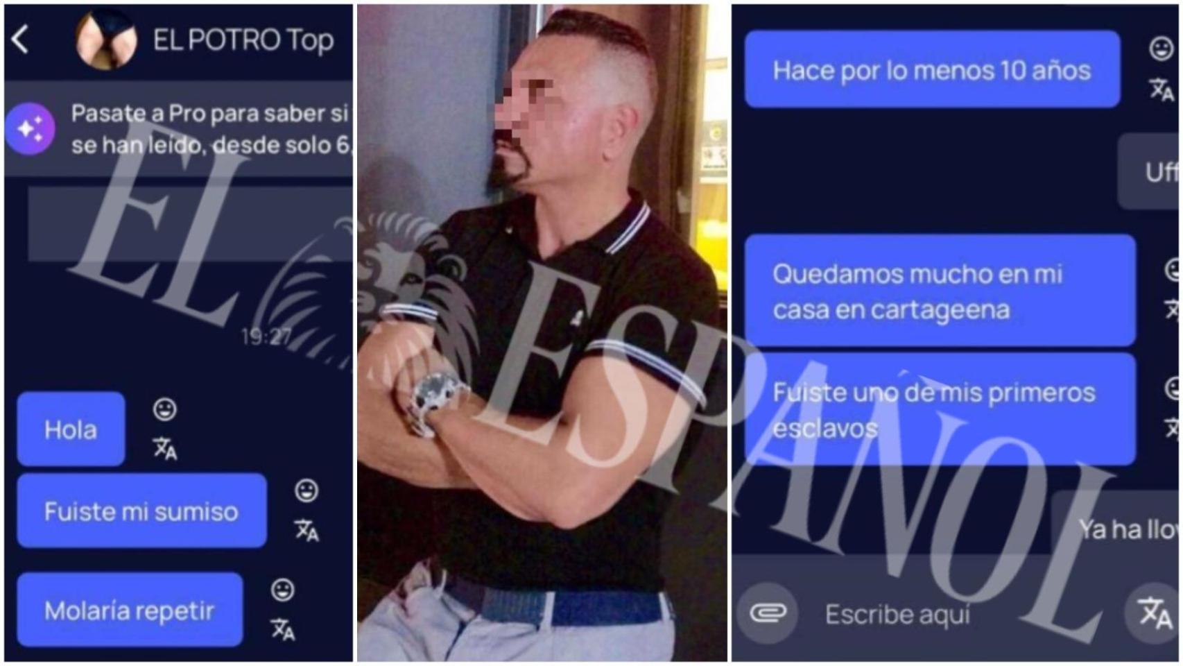 Los mensajes en una app gay de  El Potro Top , el anestesista en prisión por drogar a sus citas para violarlos:  Soy tu amo 