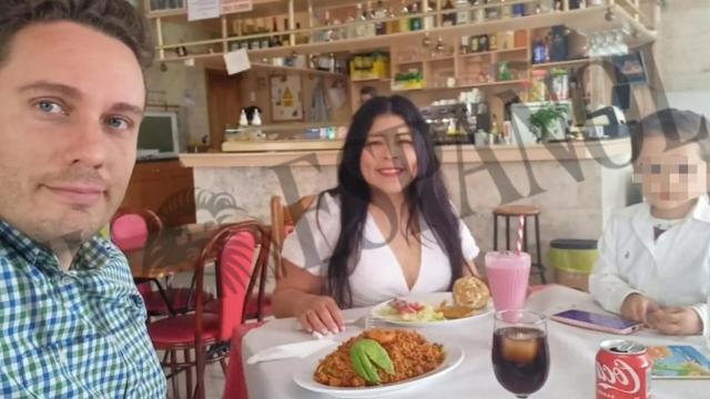 ernardino, junto a su ex Andrea y a su hijo secuestrado, también Bernardino.