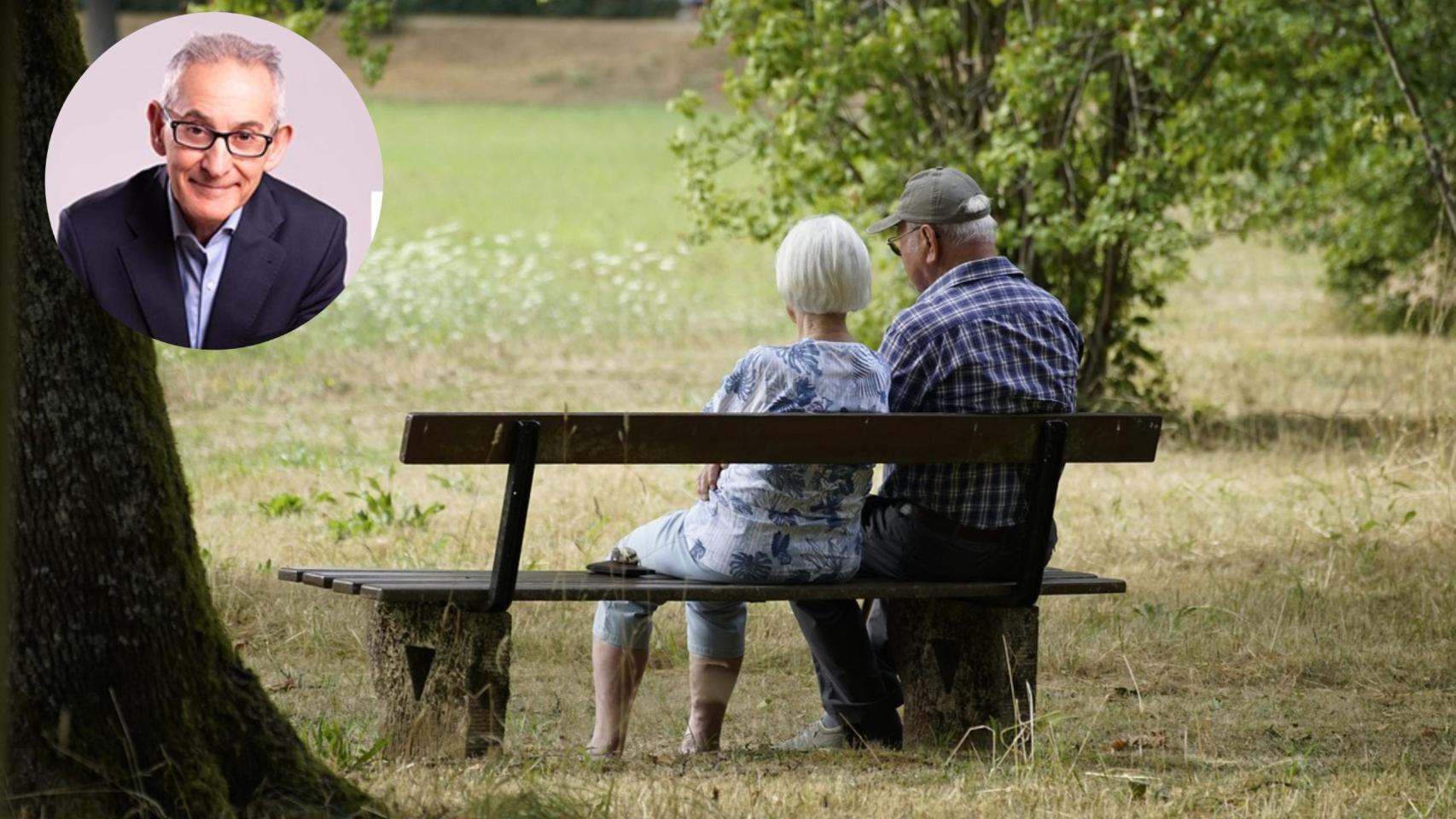 Montaje de Manuel Álvarez con jubilados