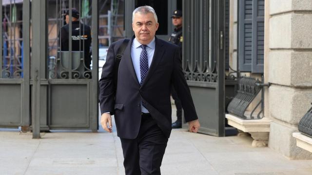 Santos Cerdán este miércoles a su llegada al Congreso.