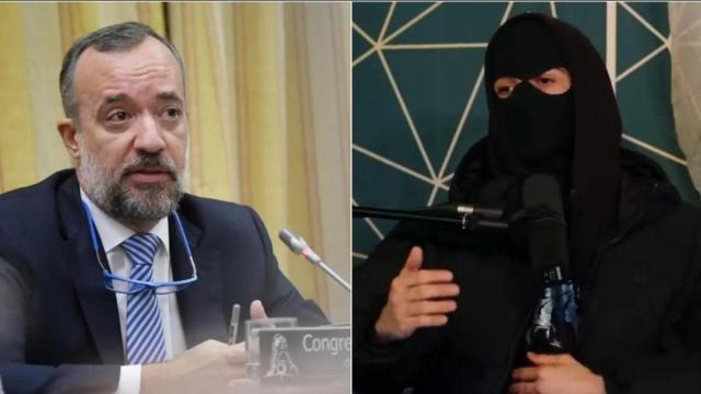 Francisco Martínez y el joven 'hacker' conocido como 'Alcasec'.