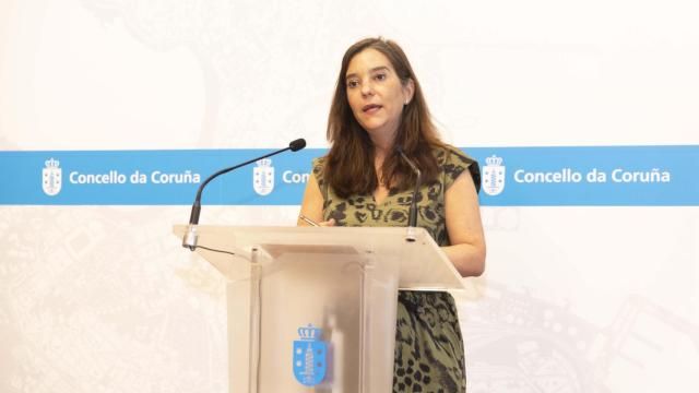 La alcaldesa de A Coruña, Inés Rey