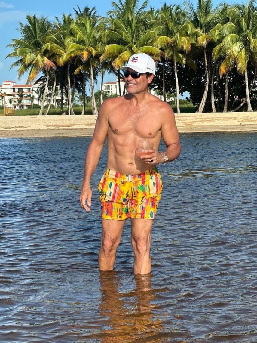 Chayanne, en una imagen de las redes sociales.