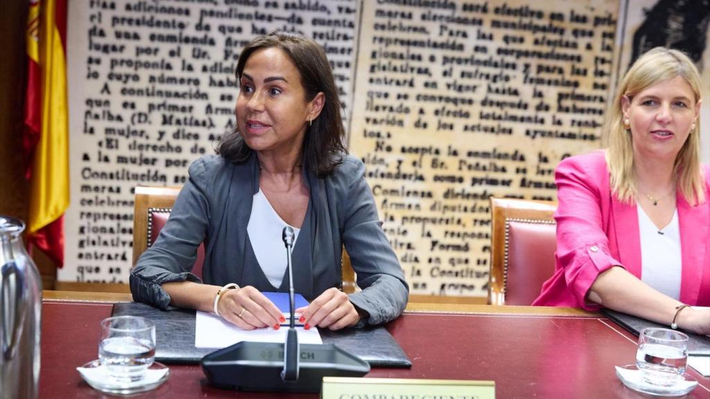 La expresidenta de Adif Isabel Pardo de Vera, este jueves en la comisión de investigación del Senado sobre el 'caso Koldo'.