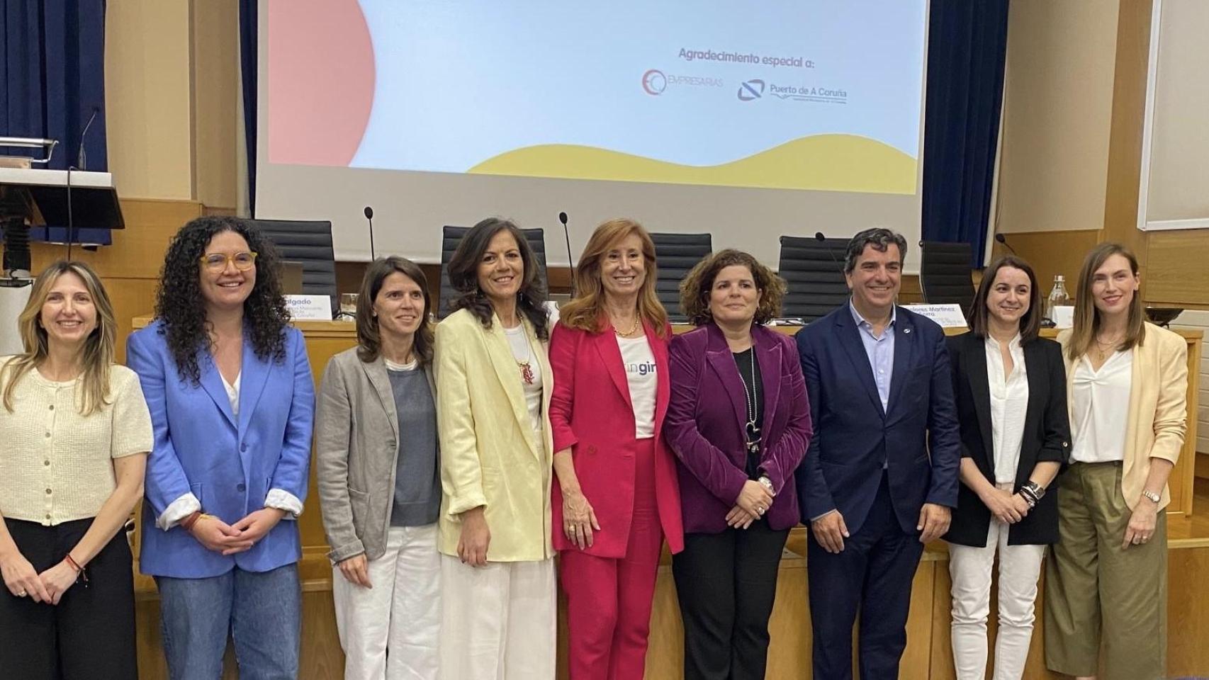 La fundación inspiring girls celebra un acto en a coruña para promover los referentes femeninos