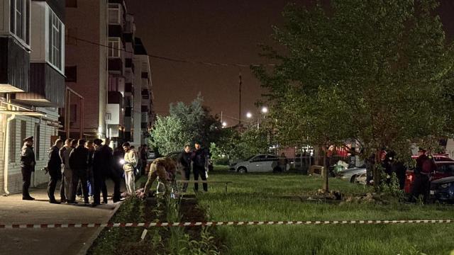 El lugar donde ha ocurrido el atentado contra Gurtsiev.