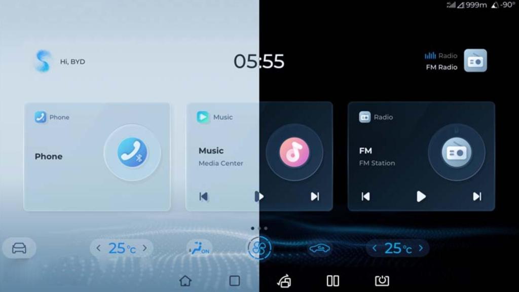 Tema claro y oscuro de la UI