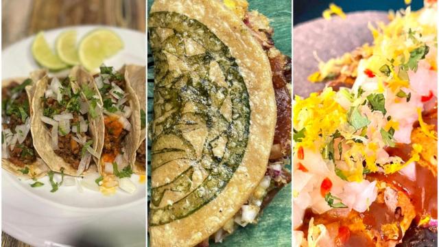 Tres de los tacos gallegos que participan en la competición