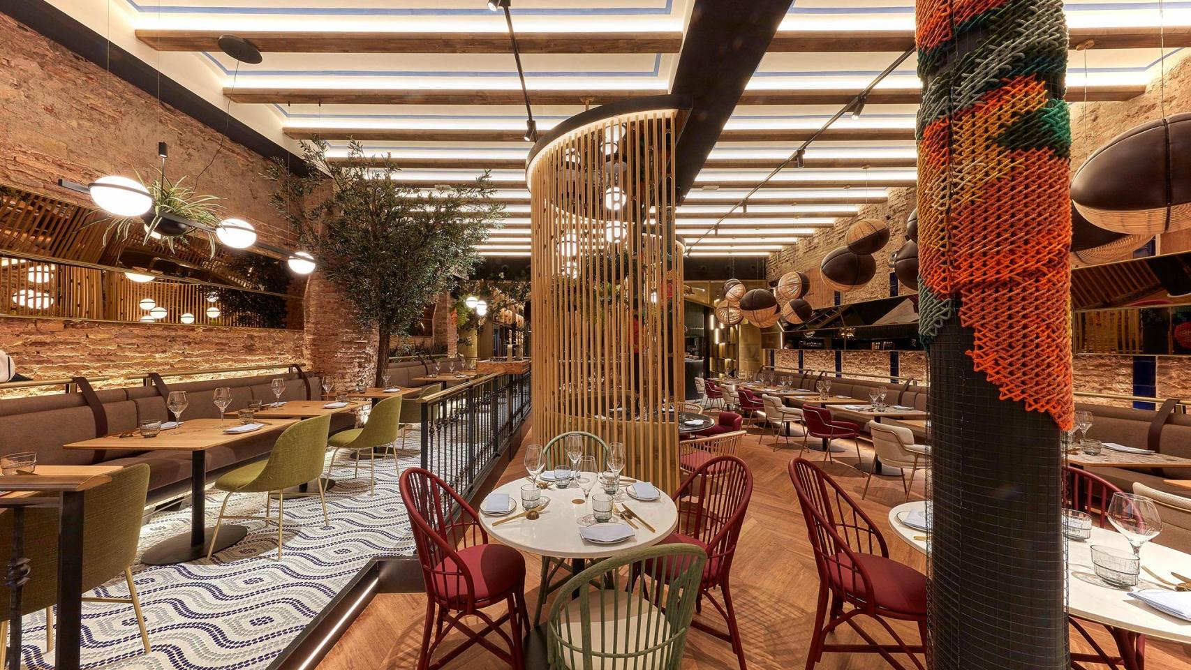 El salón principal del restaurante.