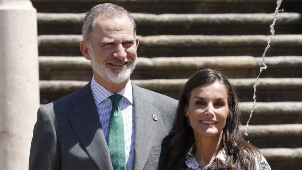 Felipe VI y Letizia, en Cáceres el 28 de mayo de 2025.