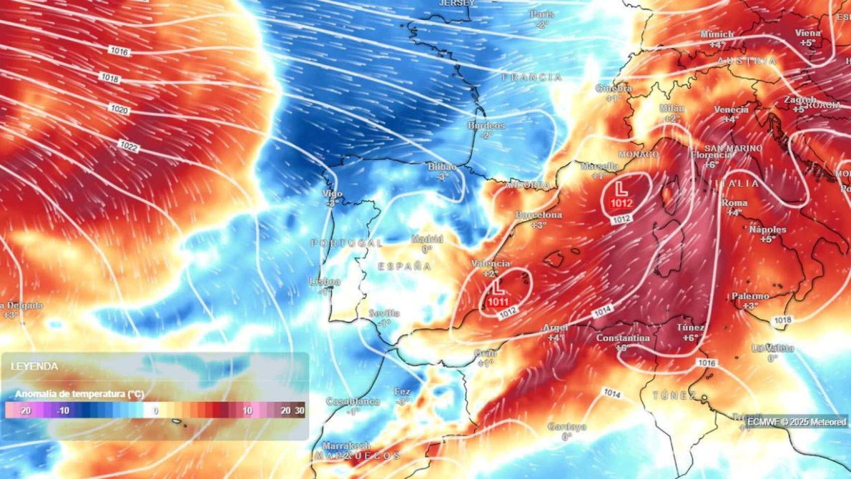 Los meteorólogos alertan de un repentino cambio de tiempo en España: llega un chorro polar con tormentas a estas zonas