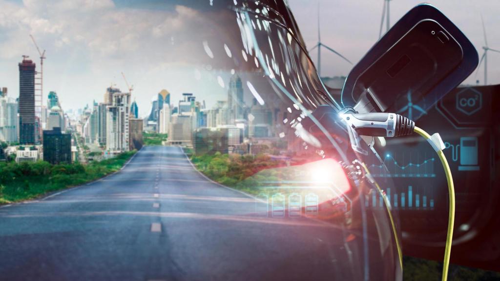 Ilustración de movilidad inteligente.