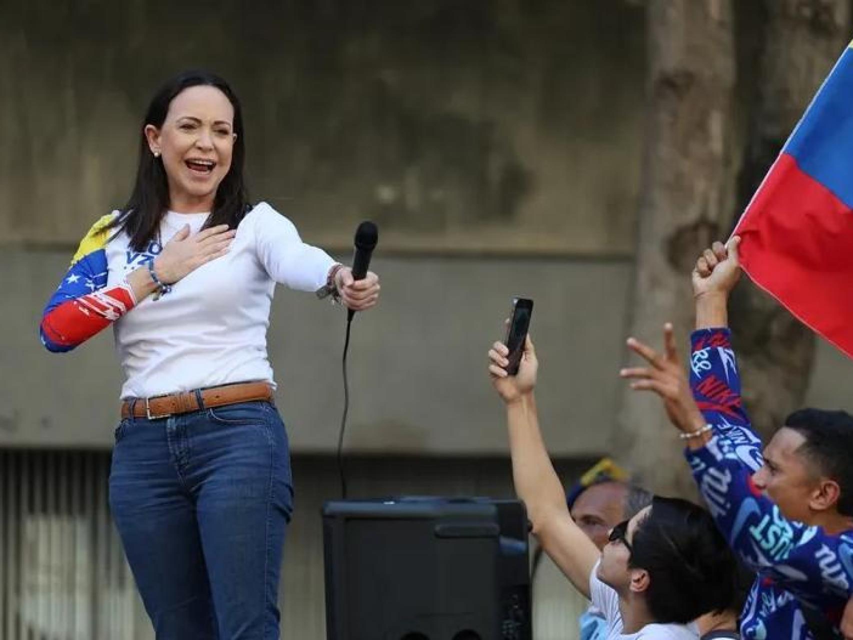 María Corina Machado, desde la clandestinidad: 