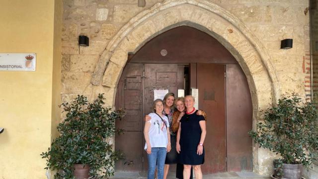 Carminita, Maribel, Sara y Marisol han unido a Tierra de Campos contra el cáncer