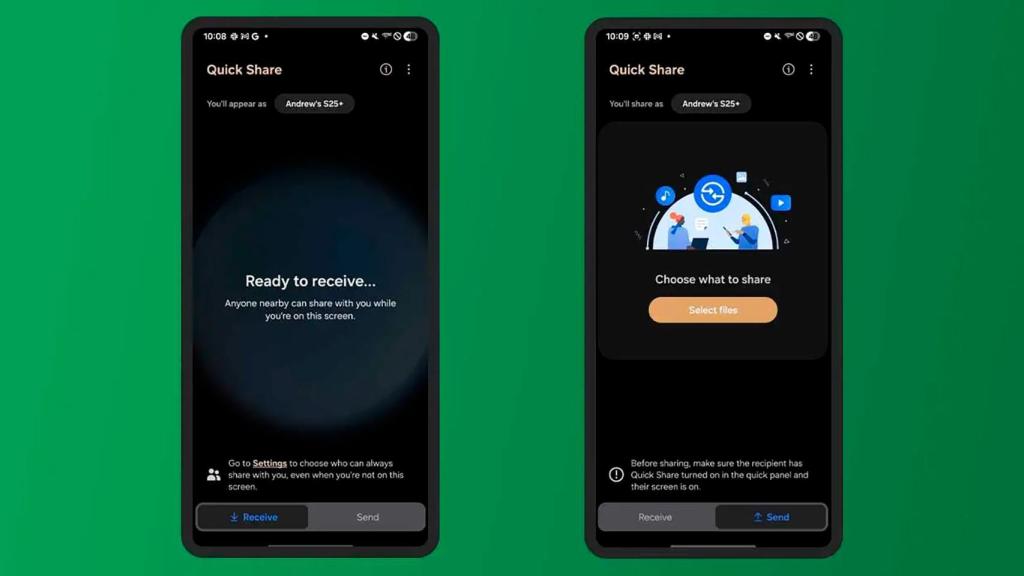 Quick Share in One UI 8