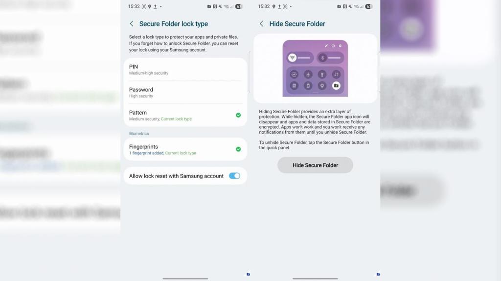 Safe folder in One UI 8