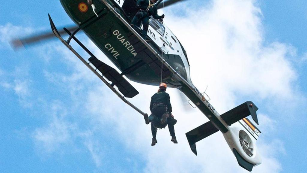 Un helicóptero de la Guardia Civil.