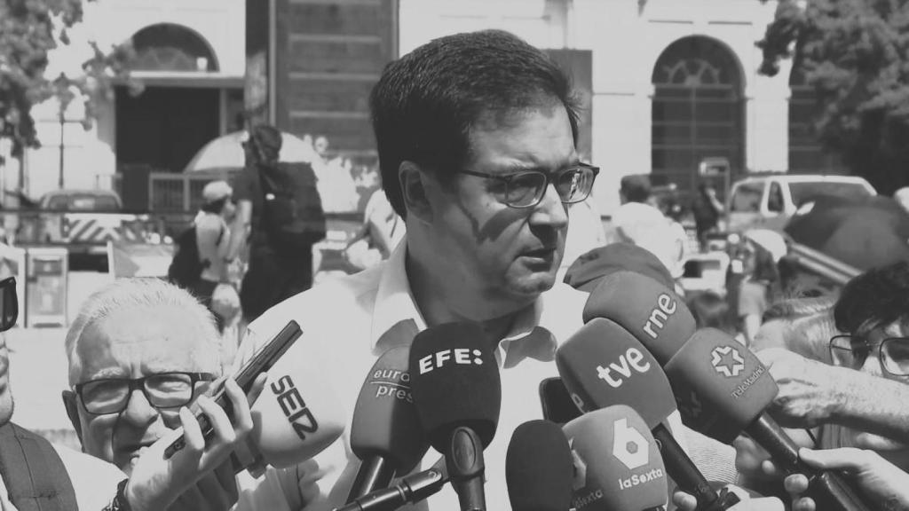 Óscar López, este domingo.