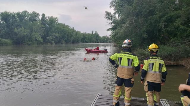 Los Bomberos en el río Pisuerga, en imagen de archivo