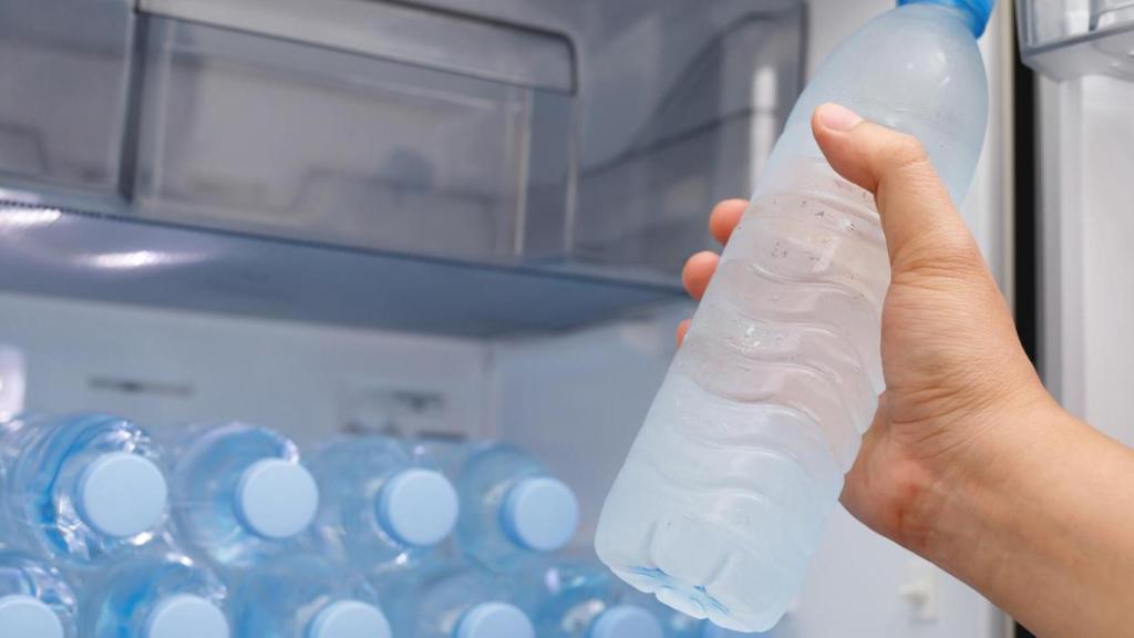Agua congelada.
